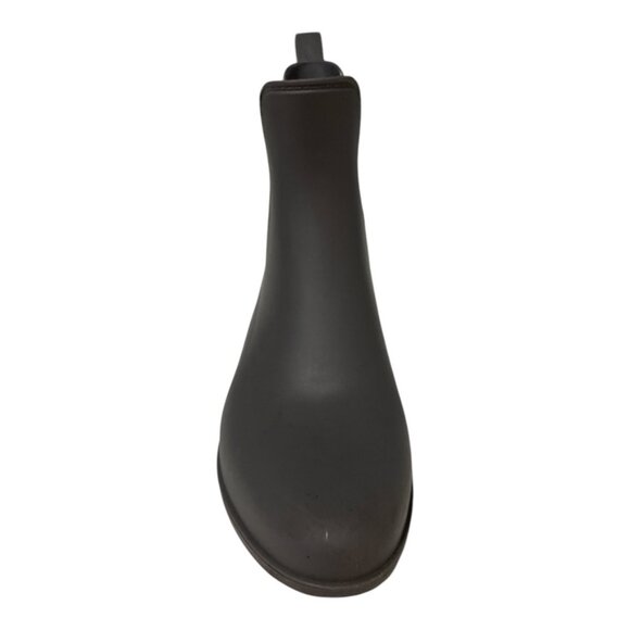 CAPELLI OF NY CHELSEA FLAT RAINBOOTS PULL-UP ANGLE BOOTIES GRAY SIZE 9 - Picture 2 of 11